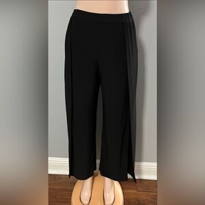 Papaya Black Open Side Pull-on Pants Women’s Size M